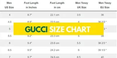 gucci schuhgrößen|gucci size conversion chart.